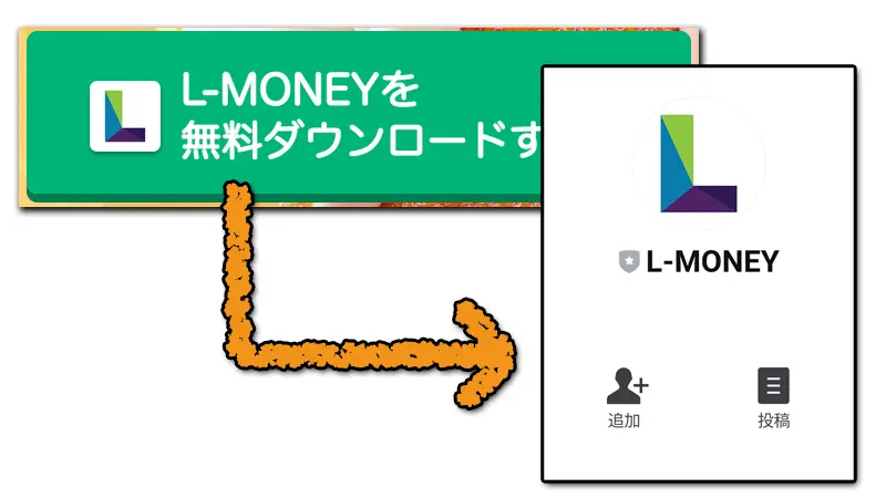 L-MONEY副業のLINEアカウント