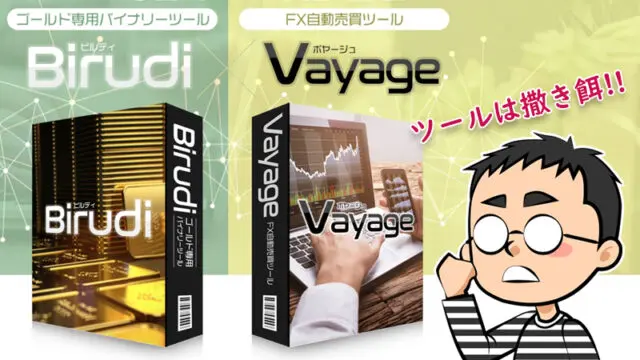 【詐欺ツール検証】FX自動売買VAYAGE＆バイナリーサインツールBirudi